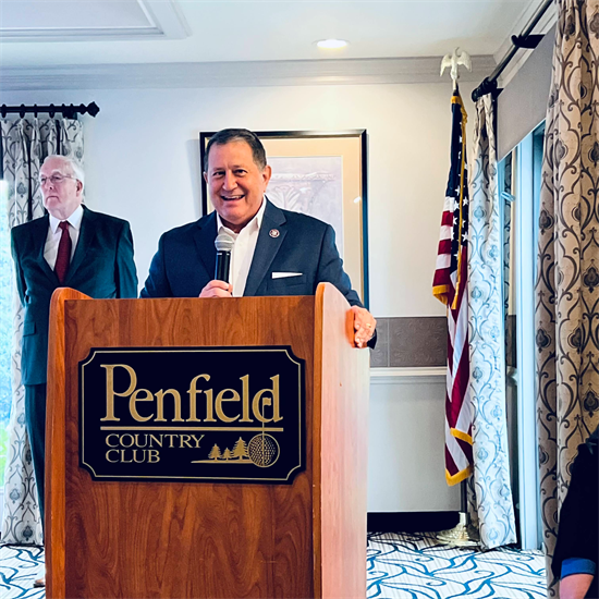 Rep. Morelle speaks to Penfield Volunteer Ambulance