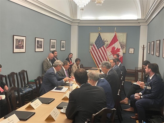 Rep. Morelle meets with delegation members from Canada