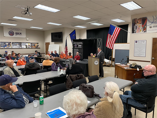 Rep. Morelle speaks at UAW