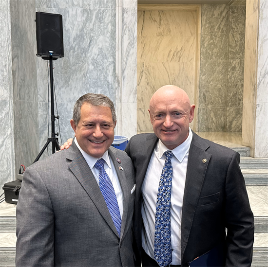 Rep. Morelle meets with Senator Mark Kelly