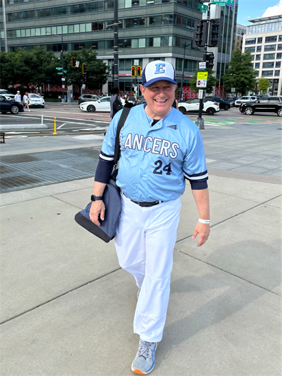 Rep. Morelle walks to Nationals Park for the Congressional Baseball Game