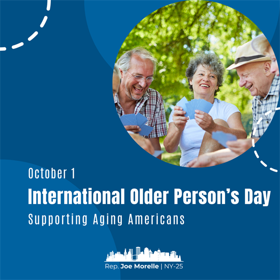 International Older Person's Day is October 1