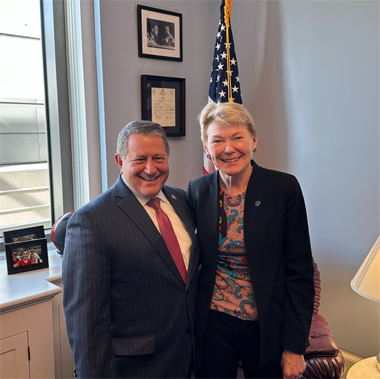 Rep. Morelle meets with University of Rochester President Mangelsdorf