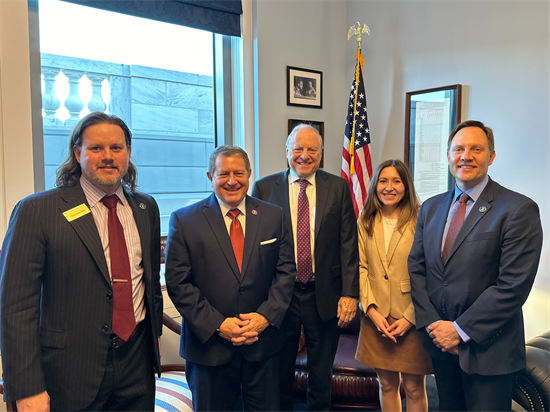 Rep. Morelle meets with members of the University of Rochester team