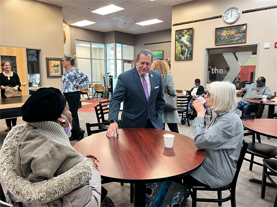 Rep. Morelle meets with seniors at the Maplewood YMCA