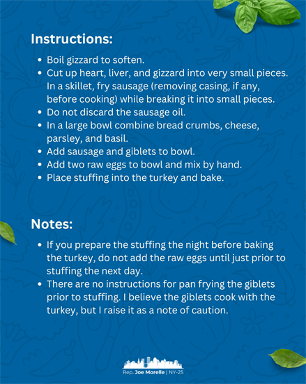 Instructions: Boil gizzard to soften.  Cut up heart, liver, and gizzard into very small pieces. In a skillet, fry sausage (re