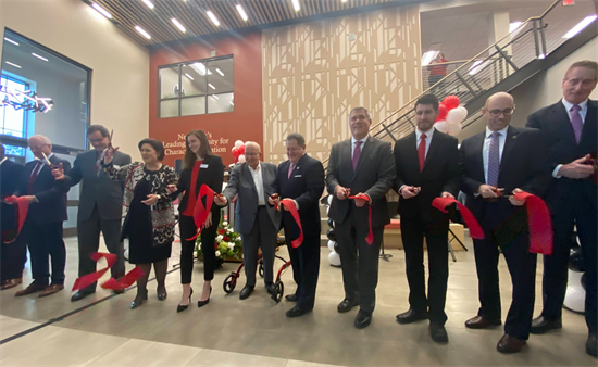 Rep. Morelle attends a ribbon cutting at Roberts Wesleyan University