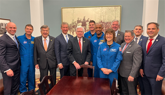 Rep. Morelle meets with the crew of the Artemis II Mission