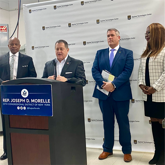 Rep. Morelle announces federal dollars for MCC