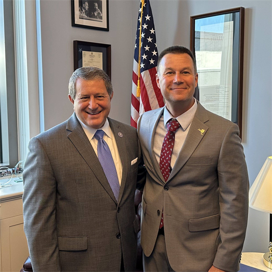 Rep. Morelle meets with Teamsters Local 118 President Tim Barbeto