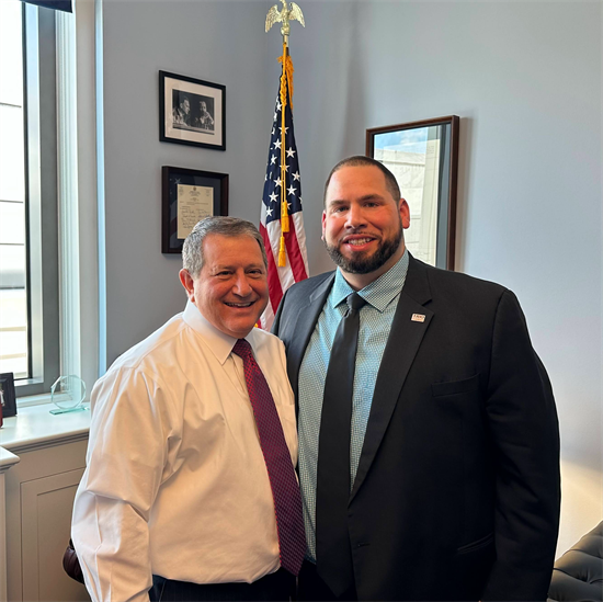 Rep. Morelle meets with Anthony Plonczynski-Figueroa from TRIO