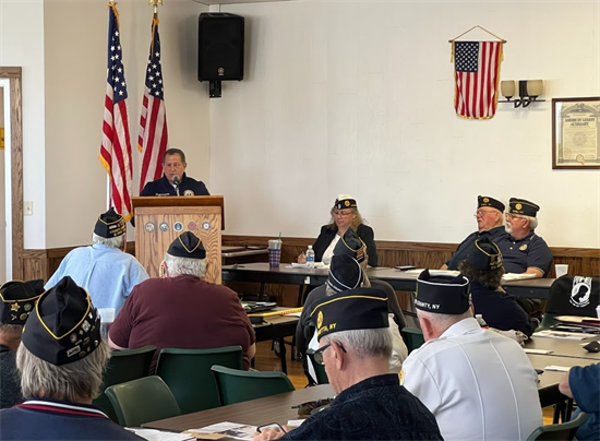 Rep. Morelle speaks at the American Legion