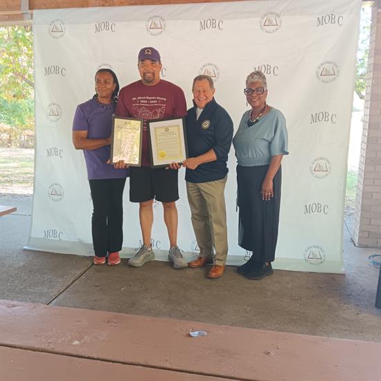 Congressman Morelle at the Mt. Olivet Walk-a-thon