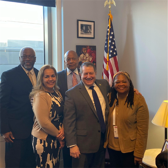 Rep. Morelle meets with leaders from Anthony Jordan Health Center