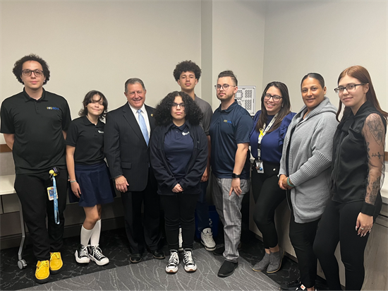 Rep. Morelle meets with members of the Ibero Changemakers group