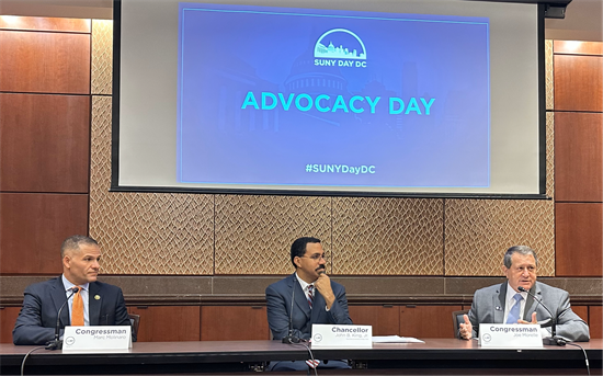 Rep. Morelle speaks at a SUNY Panel on Capitol Hill