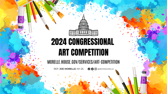 Graphic for Rep. Morelle's Congressional Art Competition