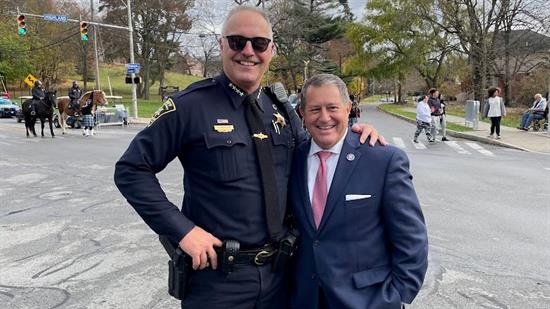 Congressman Morelle and Sherriff Todd Baxter