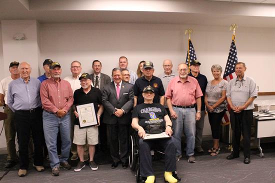 Congressman Morelle Presents Local Vietnam Veterans With Pins and Certificates