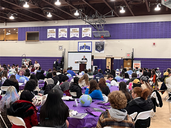 Rep. Morelle speaks at Nazareth College's Global Citizenship Conference