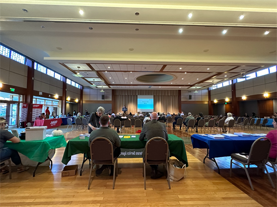 Rep. Morelle speaks at a Medicare forum event