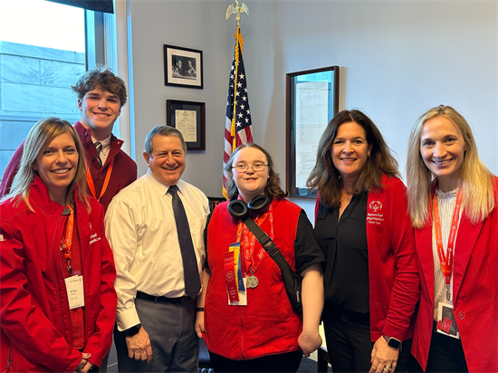 Rep. Morelle meets with members of New York State's Special Olympics delegation