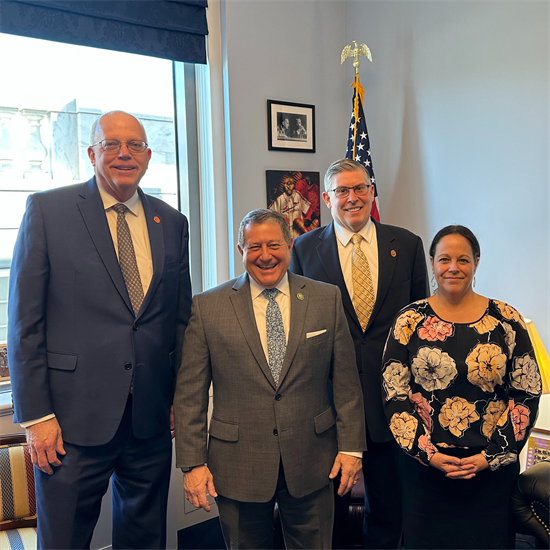 Rep. Morelle meets with RIT President Munson and his team