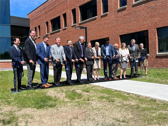 Along with other Rochester leaders, Rep. Morelle cuts the ribbon on LLE's newest expansion