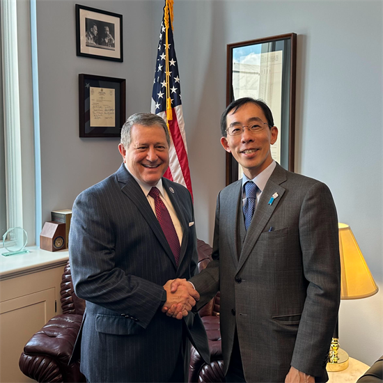 Rep. Morelle meets with Japanese Congressional Minister Tomoaki Ishigaki