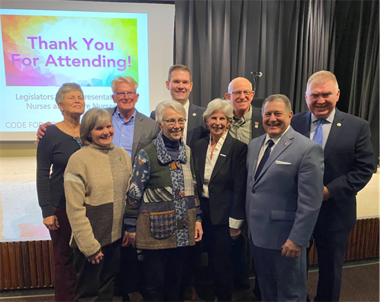 Rep. Morelle attends the Genesee Valley Nurses Legislative Reception