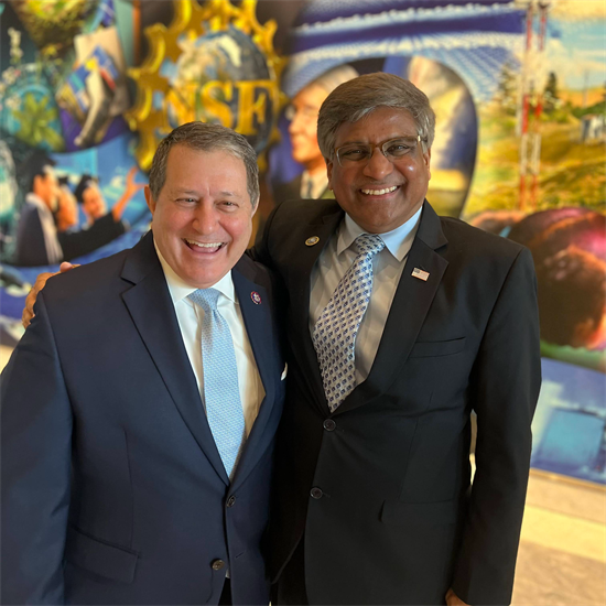 Rep. Morelle meets with Dr. Panchanathan