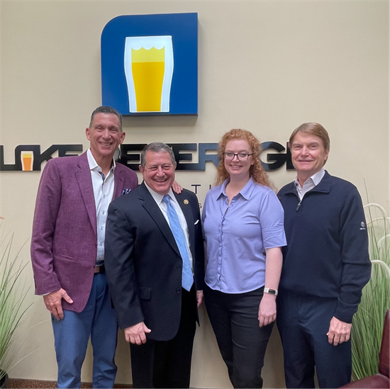 Rep. Morelle visits Lake Beverage